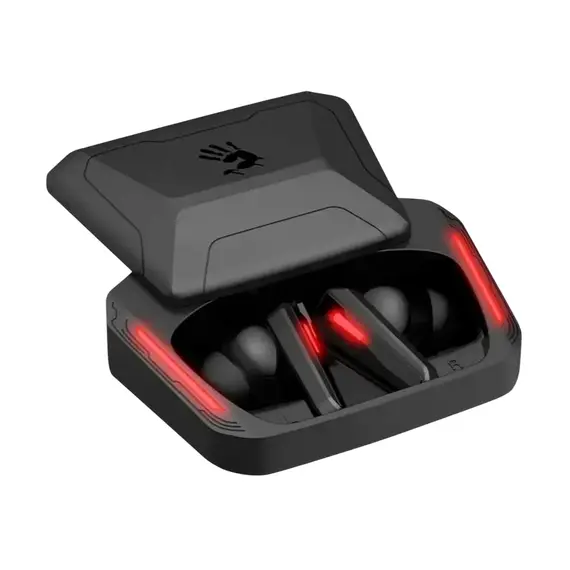 Căști gaming Bloody M70, Fără fir, Black/Red, 3 image