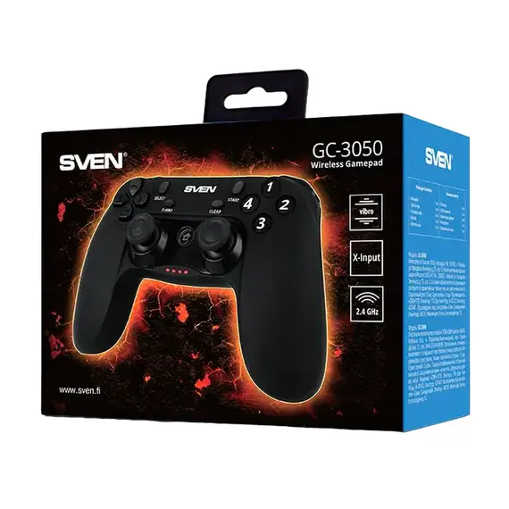 Gamepad SVEN GC-3050, Black, 4 image