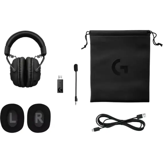Căști gaming Logitech G Pro X, Wireless, Black, 5 image