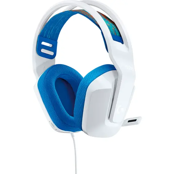 Căști gaming Logitech G335, Cu fir, White, 3 image