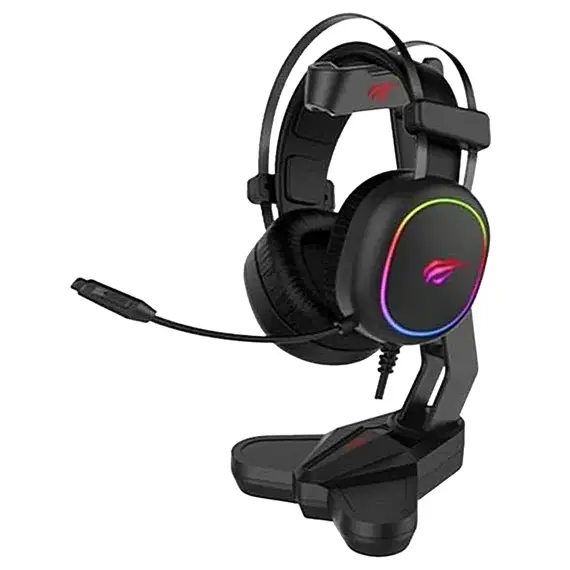 Stand pentru căști gaming Havit HY505, Black, 2 image