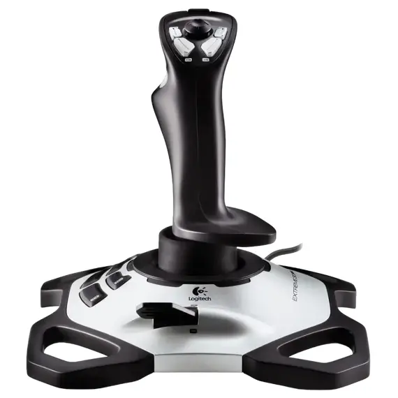 Joystick pentru jocuri Logitech Extreme 3D Pro, Silver, 7 image