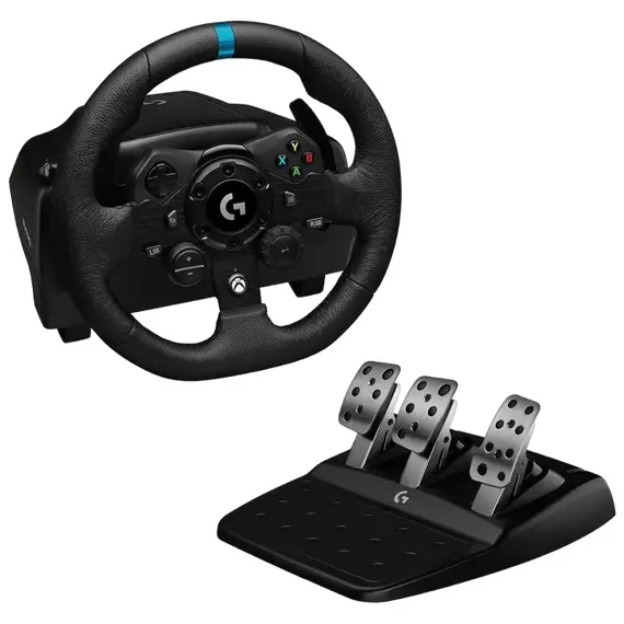 Volan Gaming Logitech G923, Black, 6 image