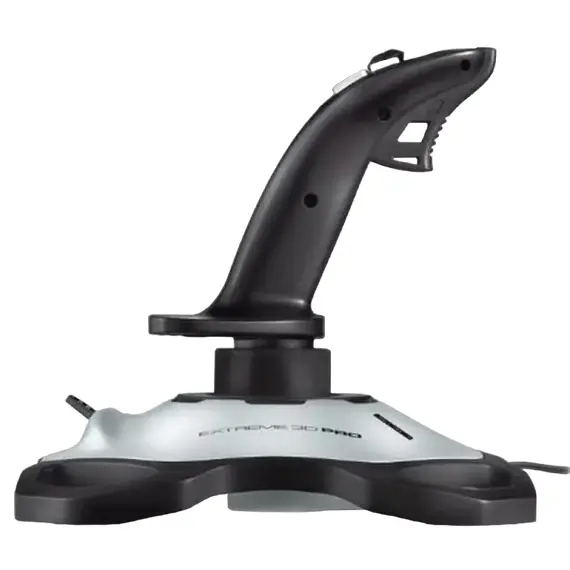Joystick pentru jocuri Logitech Extreme 3D Pro, Silver, 4 image