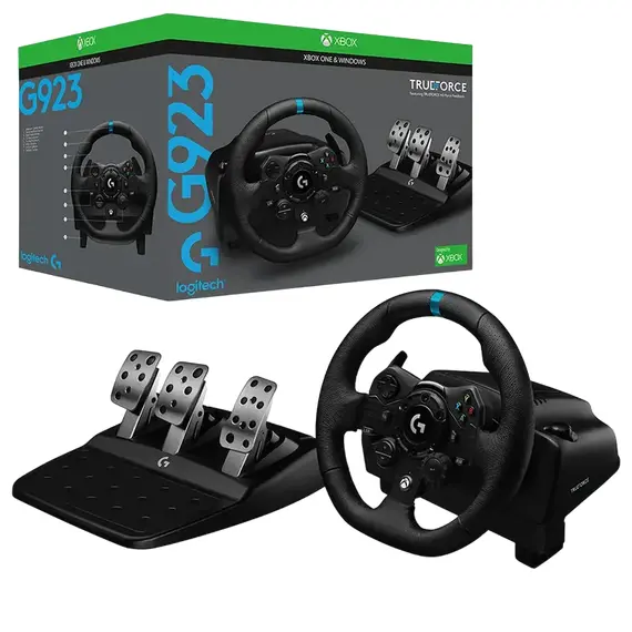 Volan Gaming Logitech G923, Black, 5 image