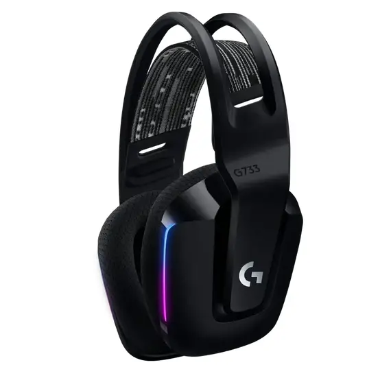 Căști gaming Logitech G733, Wireless/Cu fir, Black, 3 image