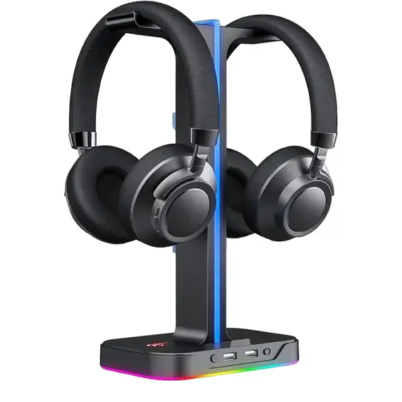 Stand pentru căști gaming Havit TH650, USB, Black, 5 image