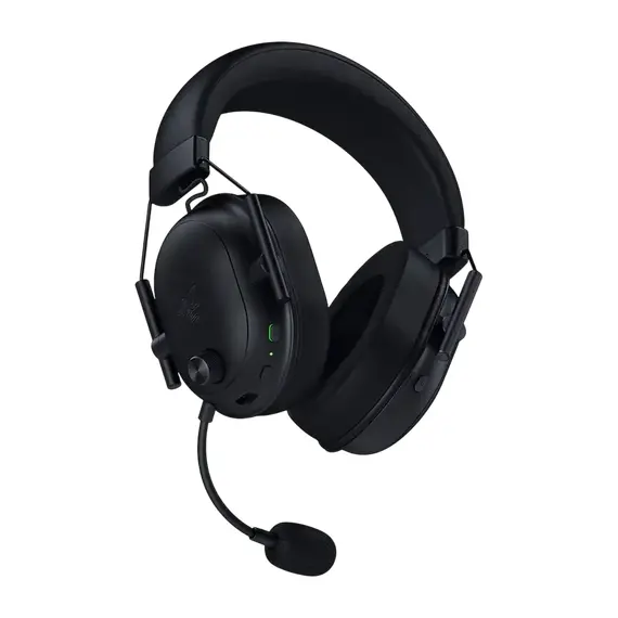 Gaming Wireless Headset Razer BlackShark V2 HyperSpeed, 50mm drivers, 12-28kHz, 32 Ohm, 100db, 280g, 70h, PNC, Detachable mic, 1.8m, USB+2.4+BT, Black                                                                                                      , 8 image
