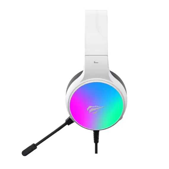 Căști gaming Havit H2043U, USB, White/Black, 2 image