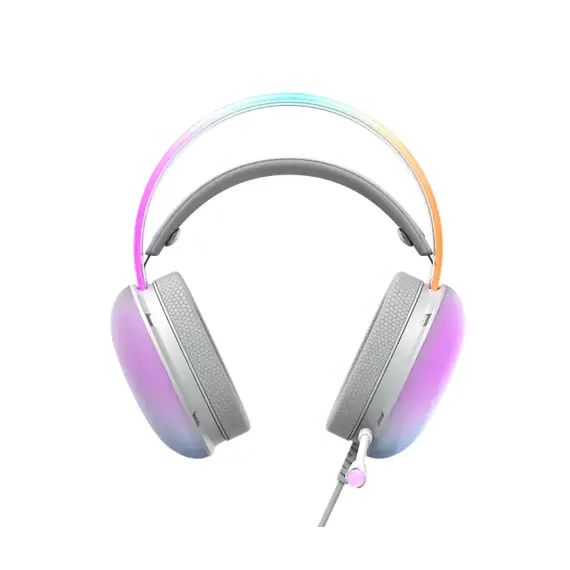 Căști gaming Havit H2037d, Cu fir, White, 2 image