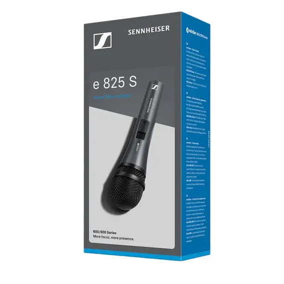 Microphone  Sennheiser "E 825-S". 80 – 15000 Hz, cable XLR-3-  https://en-de.sennheiser.com/e-825-s, 2 image