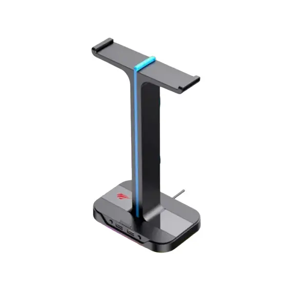 Stand pentru căști gaming Havit TH650, USB, Black, 7 image