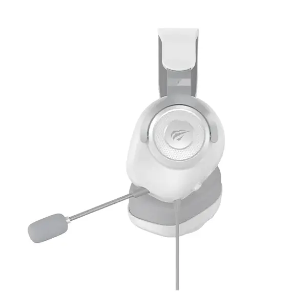 Căști gaming Havit H2230U, Cu fir, White/Grey, 2 image
