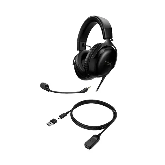 Căști gaming HyperX Cloud III, USB, Black, 4 image