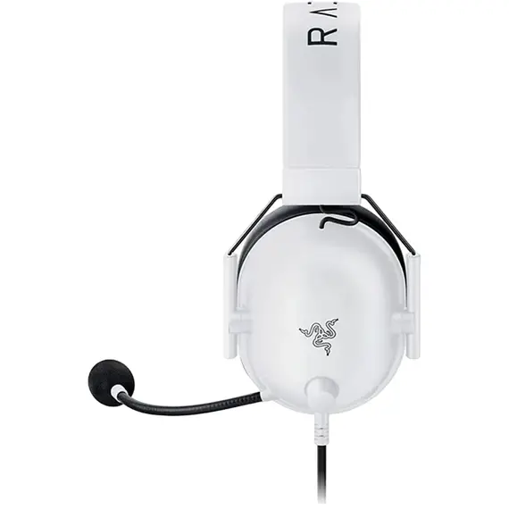 Gaming Headset Razer BlackShark V2 X, 50mm drivers, 12-28kHz, 32 Ohm, 100db, 240g, On-earcup control, Noise-Cancelling Mic, 7.1, 1.3m, 3.5mm, White , 7 image