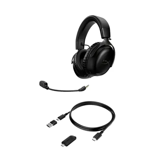 Căști HyperX Cloud III Wireless, Fără fir, Black, 17 image