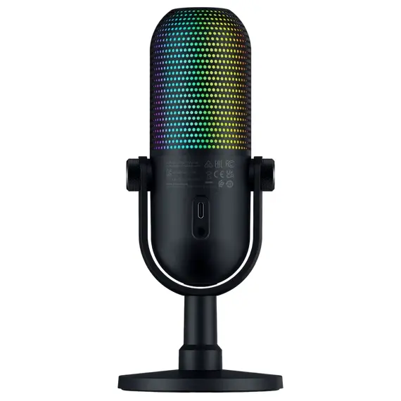 Microfon Gaming Razer Seiren V3 Chroma, Cu fir, Black, 4 image