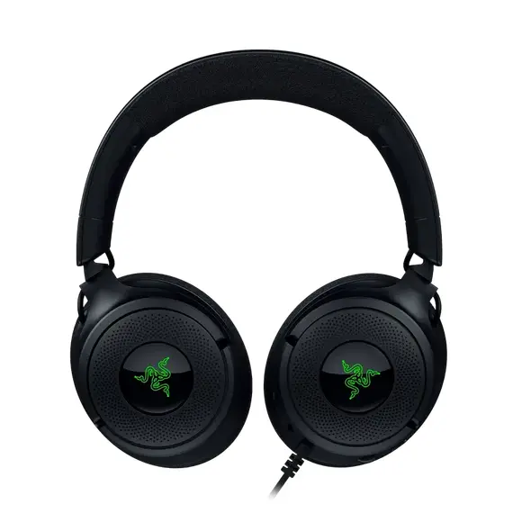 Gaming Headset Razer Kraken V4 X, 40mm driver, 20-20kHz, 32 Ohm, 96db, 310g, On-earcup control, Retractable Mic, v7.1, RGB, 1.8m, USB-C/USB, Black, 5 image