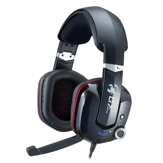 Gaming Headset Genius HS-G700V, 40m drivers, 20-20000Hz, 32 Ohm, 95 dB, USB, 405g., Black