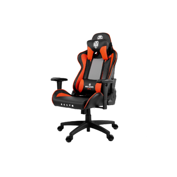 Scaun Gaming/Oficiu AROZZI Verona WoT Edition, Black/Orange , 3 image