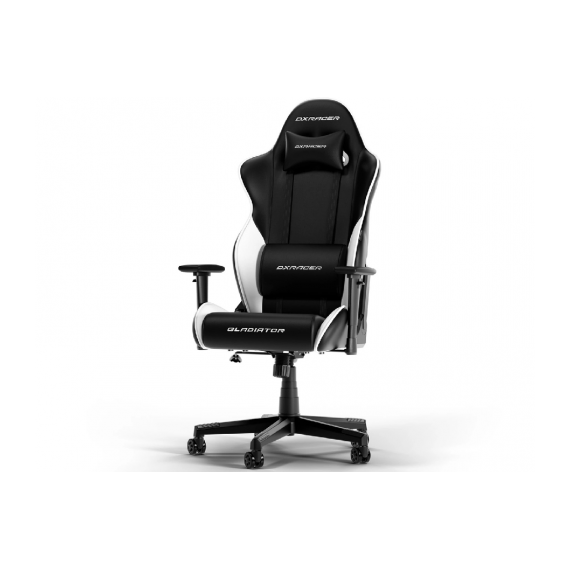 Scaun Gaming/Oficiu DXRacer GLADIATOR-N23-L-NW-LTC-X1, Black/White