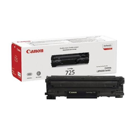 Laser Cartridge Canon 725 B (3484B002), black (1600 pages) for LBP-6030/6020/6000 and MF3010