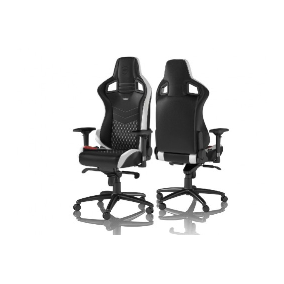 Scaun Gaming Noble Epic NBL-RL-EPC, Black/Red/White, 2 image