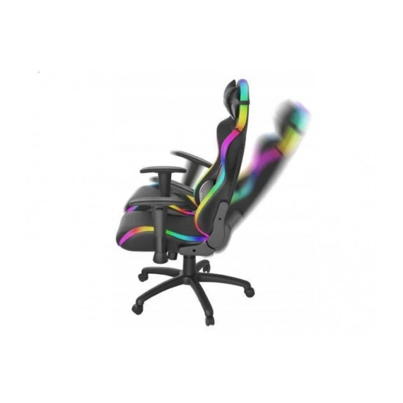 Scaun Gaming Genesis Trit 500 RGB Backlight, Black, 3 image