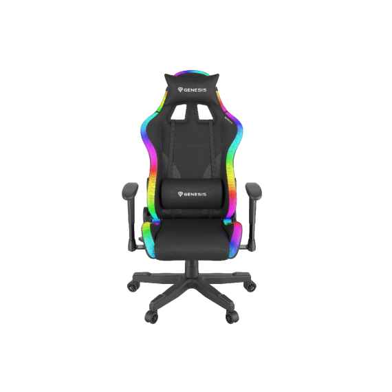 Scaun Gaming Genesis Trit 600 RGB Backlight, Black