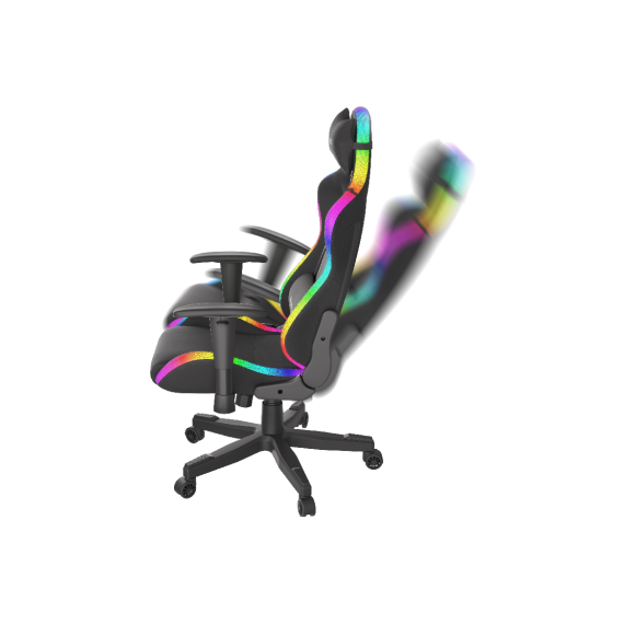 Scaun Gaming Genesis Trit 600 RGB Backlight, Black, 6 image