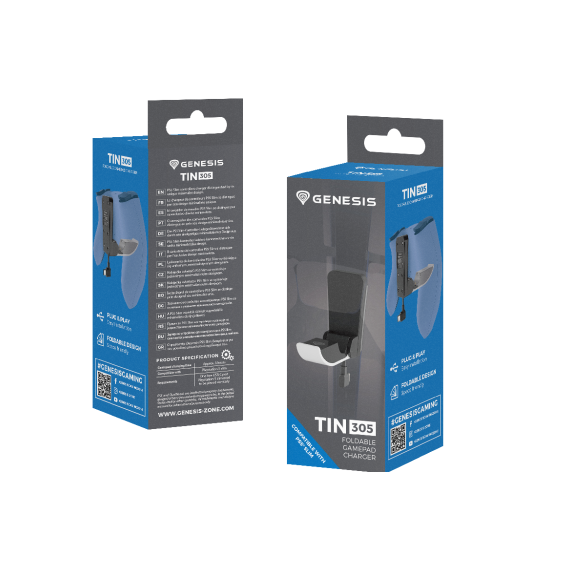 Genesis Gamepad Charger Tin 305 for PS5 Slim Console, 9 image