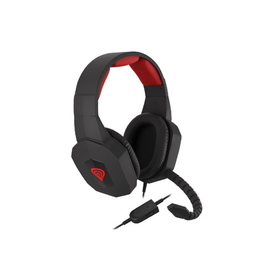 Căști gaming Genesis Argon 400, Stereo, Black/Red, 2 image