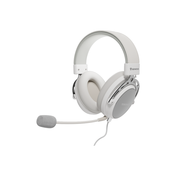 Căști gaming Genesis Toron 301 with Microphone, White