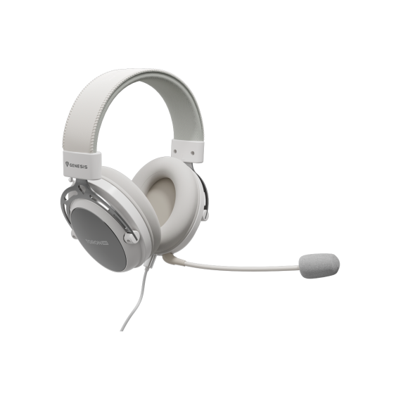 Căști gaming Genesis Toron 301 with Microphone, White, 2 image