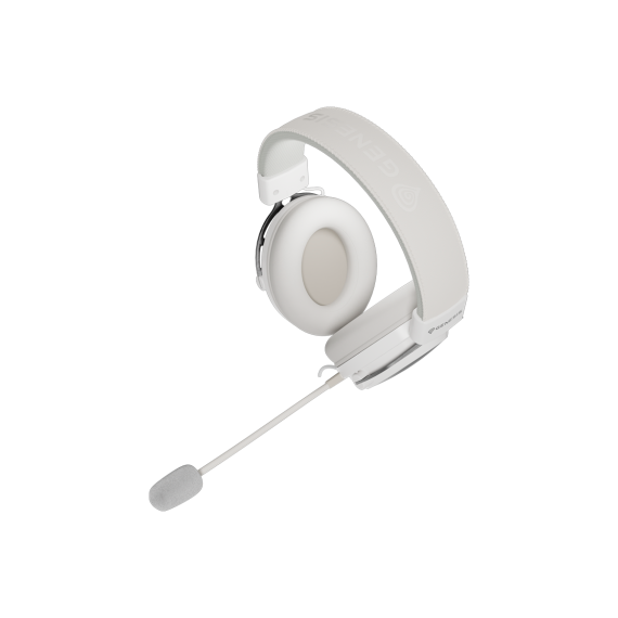 Căști gaming Genesis Toron 301 with Microphone, White, 4 image