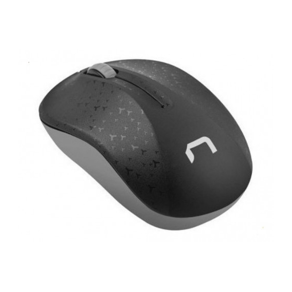Mouse Wireless Natec Toucan, 1600 DPI, Optical, Black/Grey, 2 image