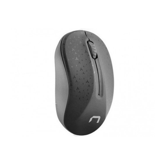 Mouse Wireless Natec Toucan, 1600 DPI, Optical, Black/Grey, 3 image