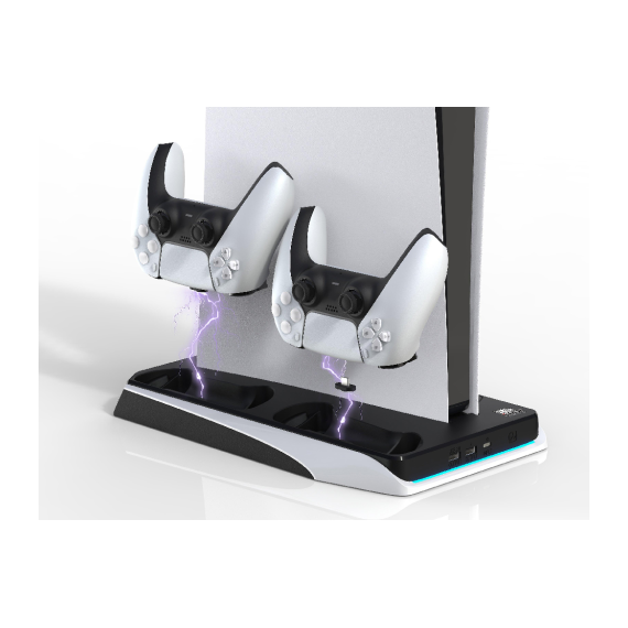 PlayStation 5 DLX Multi-Function Charger Tower, 4 image