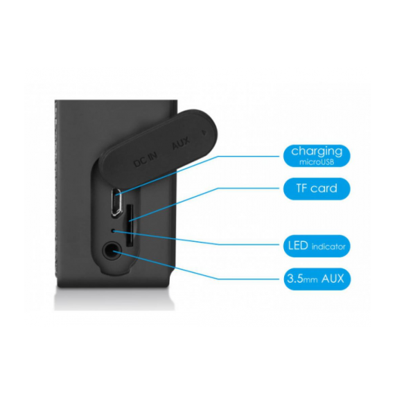 Rucsac Helmet Svago 15.6'' Mixed Colors + Helmet Bluetooth Speaker (5W) W8025, 6 image