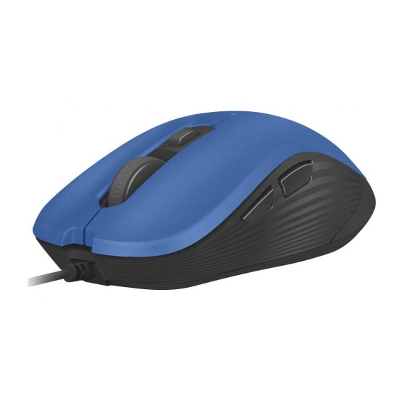 Mouse Natec Drake, 3200 DPI, Optical Wired, Blue, 2 image