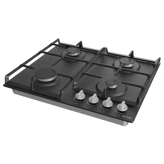 Plită incorporabilă pe gaz Gorenje G 642 AB, Black, 3 image
