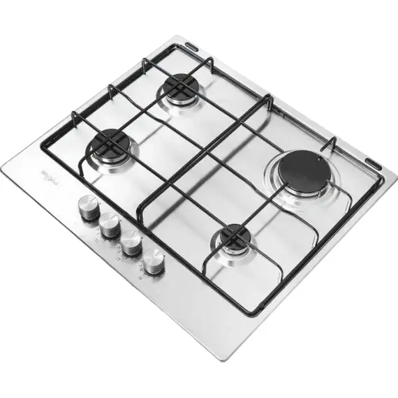 Plită incorporabilă pe gaz Whirlpool TKRL 650 IX, Silver, 3 image