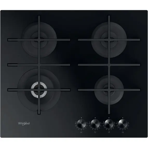 Plită incorporabilă pe gaz Whirlpool GOWL 628/NB, Black