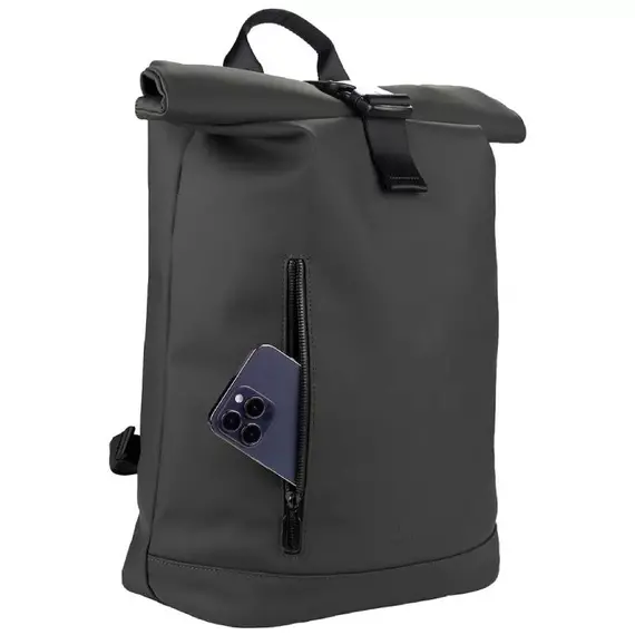 Rucsac Tucano Gommo Rolltop 15.6", Black, 3 image