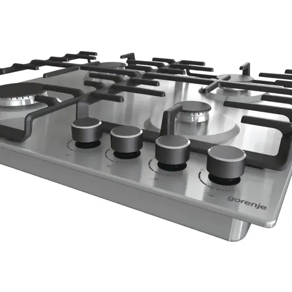 Plită incorporabilă pe gaz Gorenje G 642 ABX, Creme, 4 image