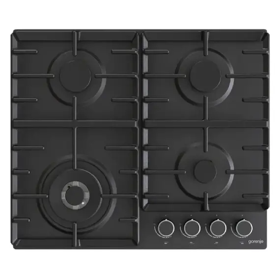 Plită incorporabilă pe gaz Gorenje GW 642 AB, Black