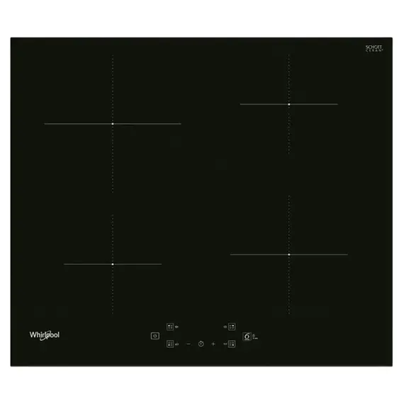Plită încorporabilă electrică cu inducție Whirlpool WS Q2760 BF, Black