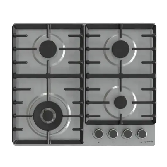Plită incorporabilă pe gaz Gorenje GW 642 ABX, Silver
