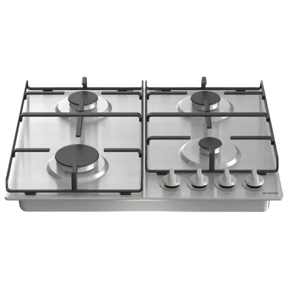 Plită incorporabilă pe gaz Gorenje G 641 EX, Silver, 3 image