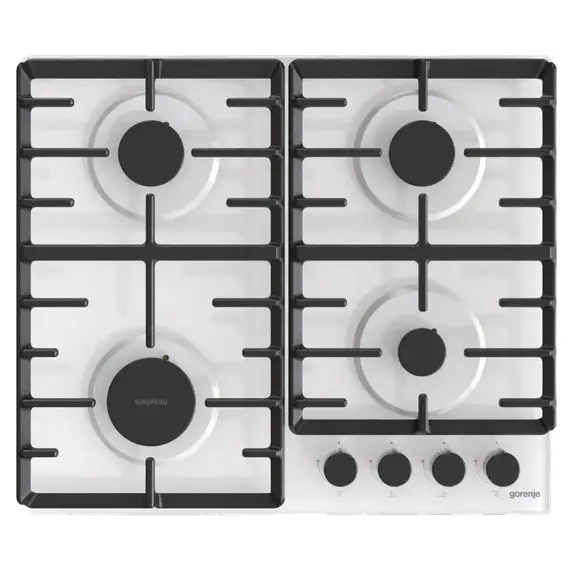 Plită incorporabilă pe gaz Gorenje GT 642 SYW, White